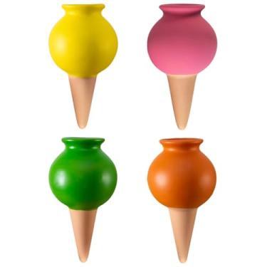 Imagem de 8 pontas de terracota auto-irrigáveis para plantas, pontas hidráulicas automáticas para uso interno, perfeitas para vasos e, recursos 4, ótimo para agendas ocupadas