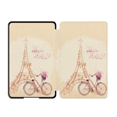 Imagem de Akacy Capa com função auto despertar/hibernar/à prova d'água para Kindle (10ª geração, modelo: J9G29R, lançado em 2019) capa com padrão pintado de 15 cm (9)