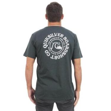 Imagem de Camiseta Quiksilver Too Fine Dark Gray-Unissex