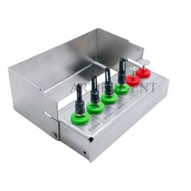 Imagem de Kit de 6 peças para coletor de ossos dentários – Inclui disco de serra com suporte de aço, conjunto de ferramentas de elevação sinusal e implante # OS1059