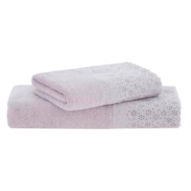 Imagem de Buddemeyer Jogo de Toalhas Lovely Banho Lilás 2 peças