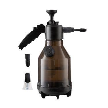 Imagem de Pulverizador de espuma para lavagem de carros,Pulverizador de espuma para carros | Frasco pulverizador de pressão para regador portátil com três bicos | Garrafas do pulverizador do do carro do pulveri