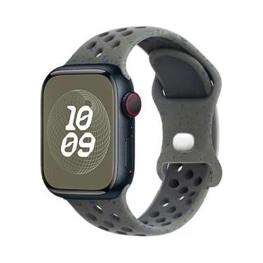 Imagem de Pulseira De Borracha Colorida Para Apple Watch Band 44mm 45mm 46mm 49m