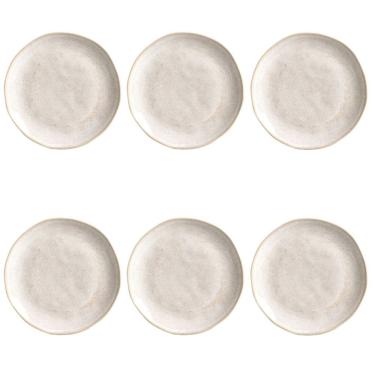 Imagem de Conjunto De Pratos Fundos 06 Peças Orgânico Latte Porto Brasil