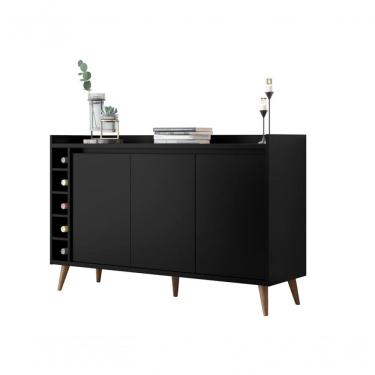 Imagem de Buffet Com Adega Estilo Preto - Moveisaqui