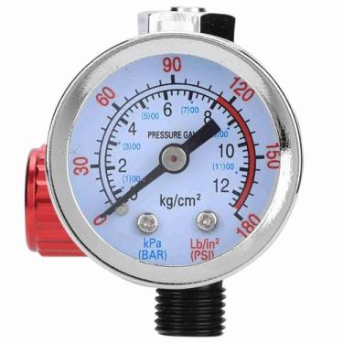 Imagem de Zerodis G1/4 Regulador de Pressão de Ar Coleção de Artesanato Materiais de Arte Outros Materiais de Arte Outras Válvulas Ajustáveis ​​com Manômetro para Compressor e Ferramentas Pneumáticas Controle