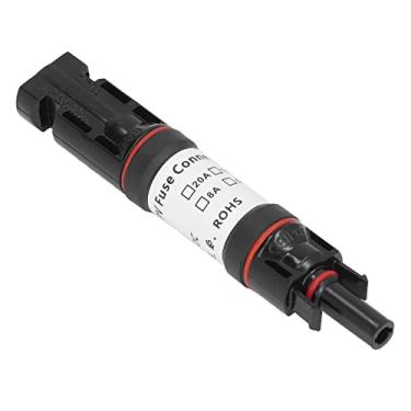 Imagem de KIMISS Porta-fusível Solar Fotovoltaico PPO Conector Fotovoltaico de Latão Com de Travamento Automático Classificado para DC 1000V - à Prova d'água, Resistente a UV e Fácil de Instalar (#12)