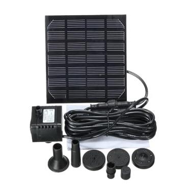 Imagem de Bomba d Água Solar 7V 1 5W Fontana Jardim Flutuante Econômica Sem Escova Fontes de Energia para Piscina Lar Estanque Pei