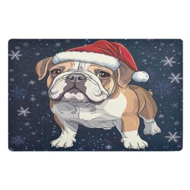 Imagem de STAYTOP Tapete de Natal fofo para entrada externa 81 x 50 cm, tapete de boas-vindas para ambientes externos/internos, tapetes de banho fofos, capacho frontal antiderrapante para entrada, pátio, áreas