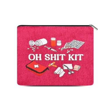 Imagem de Medicamentos Medicamentos Bolsas de Maquiagem Cosméticos Comprimidos Organizadores de Medicamentos Sacos de Primeiros Socorros Kits Médicos de Viagem Higiene Pessoal, Rosa 1