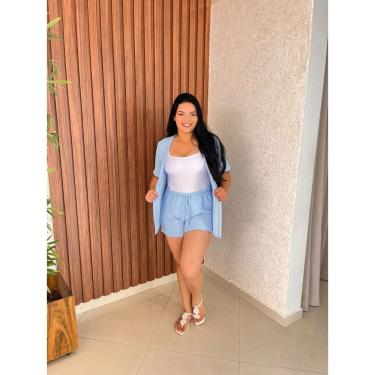 Imagem de Conjunto Kimono Tecido Duna Short E Kimono Crisconf