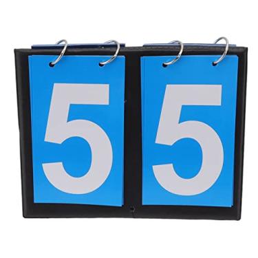 Imagem de Greensen Placar Portátil para Mesa, Grande Placar Digital Com Material PU à Prova D'Água, para Esportes como Basquete, Futebol, Vôlei, Softbol e Hóquei