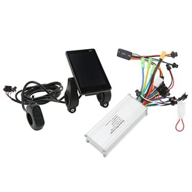Imagem de KIMISS Conjunto de Controlador Sem Escova para Bicicleta Elétrica M6C Com Display LCD 36/48V 500W para Guidão de 22,5 Mm - Kit Completo de Controlador de Motor para Bicicleta Elétrica e Scooter