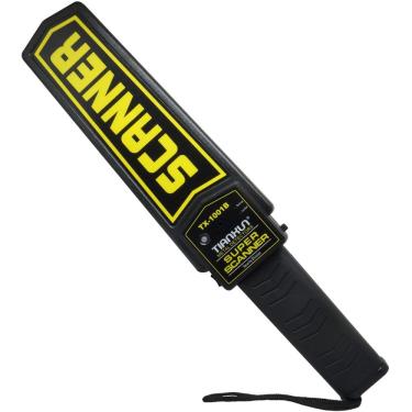 Imagem de Detector Metal Portátil para Segurança Scanner Bastão Revista Eventos Bateria 9V Importway Iwdm-006