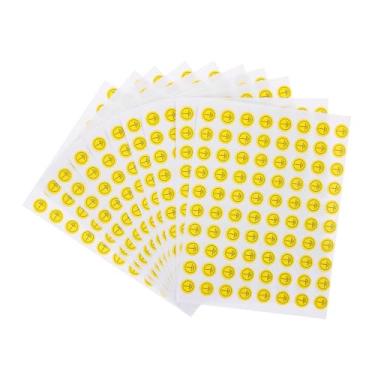 Imagem de STOBAZA 800 peças adesivos de símbolo de aterramento decalques de aviso elétrico para equipamentos etiquetas de aterramento de segurança para instalação de placas de aviso de instalação de conexão ao