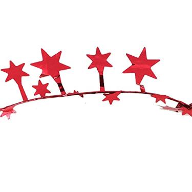 Imagem de Generic Guirlanda de Fio de Estrela Pequena, Fácil de Moldar, Decoração Artesanal de Estrela Espelhada, 7.5m por Rolo para árvore de Natal, Ouro, Prata, Vermelho, Azul, Rosa, Vermelho (Vermelho)