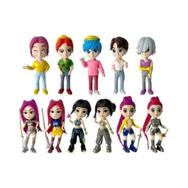 Imagem de Boneca Anime KPop Caçadora De Demônios Rumi Mira Zoi Máscara De Vinil 