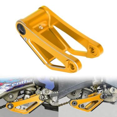 Imagem de Elo de descida ajustável compatível com TC TE FE FC FX 125 150 250 300 350 XC XCF SX SXF acessórios de motocicleta (dourado)