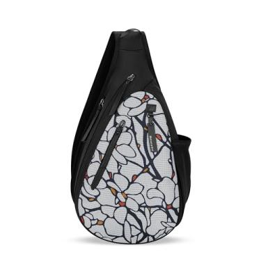 Imagem de Sherpani Esprit, bolsa tiracolo antifurto, mochila de tiracolo, bolsa de viagem de 10 L, mochila transversal, presente de viagem para mulheres, serve para tablet de 10 polegadas (Sakura)