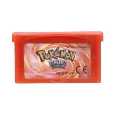 Imagem de Cartucho De Jogo Pokémon GBA 32 Bits Jogos De Vídeo Emerald Fire Red L