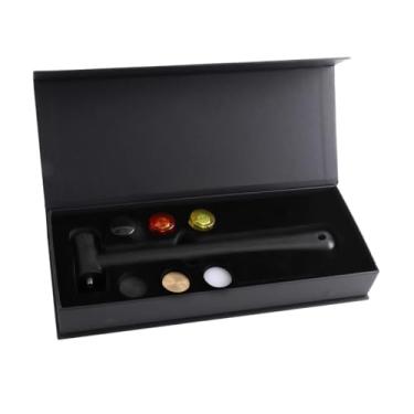 Imagem de Baoblaze Conjunto de martelo de borracha com cabo antiderrapante, ferramenta manual multifuncional para reparos em fabricação de joias, instalação de pisos e