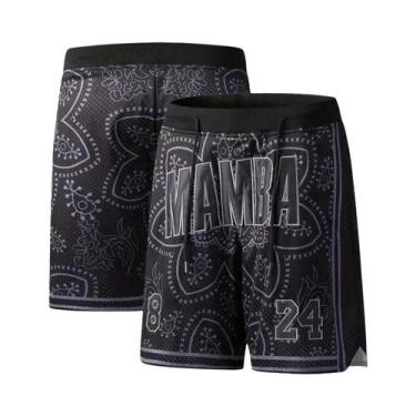 Imagem de Bermuda De Basquete Premium Para Homens Com Bordado, Respirável, Em Ma