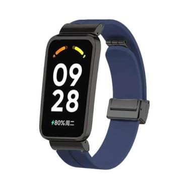 Imagem de Pulseira Magnética De Silicone Para Xiaomi Mi Band 9/8 Redmi Band 2 3 