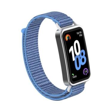 Imagem de Pulseira De tiras autocolantes De Nylon Respirável Para Huawei Band 10