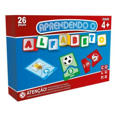 Imagem de Brinquedo Pedagogico Aprendendo O Alfabeto 26pcs 903 - Colun - COLUNA