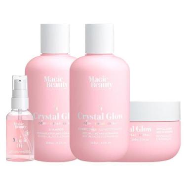 Imagem de Kit Magic Beauty Crystal Glow - Shampoo 250ml e Condicionador 250ml e 
