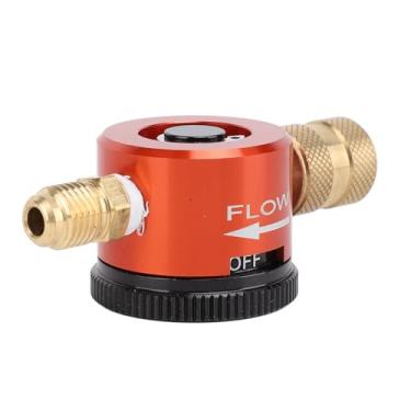 Imagem de aqxreight Ferramenta de Purga de Nitrogênio de Latão para Manutenção de HVAC - Regulador de Purga Vermelho Com Conexão Rápida, Controle Eficiente para Brasagem e Remoção de Detritos, Design