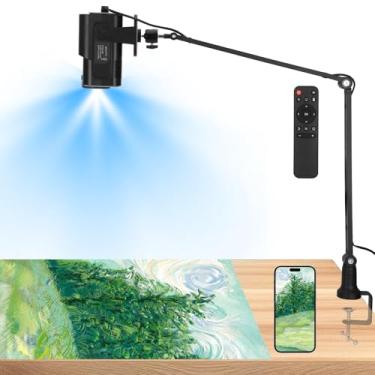 Imagem de Projetor de arte para pintura de desenho de traçado, projetor de arte 1280 x 720p para rastreamento para adultos, artistas, esboço de arte inteligente para pintura em parede/tela, compatível com iOS