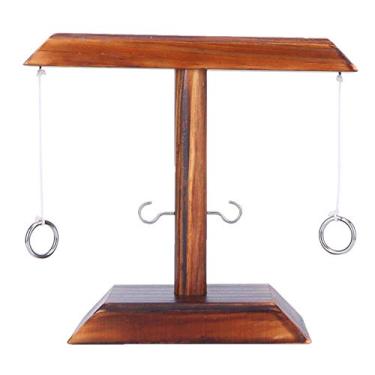 Imagem de Aoresac Jogo de Gancho de Madeira Conjunto de Brinquedo de Tiro Interativo, Madeira de Pinho, Fácil Montagem para Festa Em Casa (2)