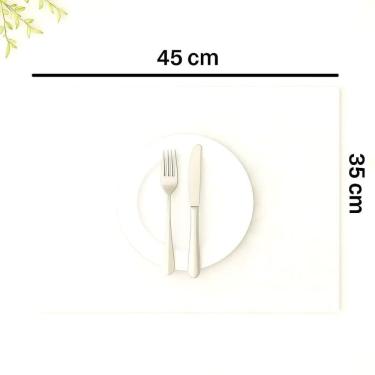 Imagem de Kit 06 Sousplat Mesa Posta Cozinha Jogo Americano 45X35