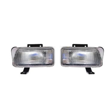 Imagem de FLJOYOEU Farol de neblina dianteiro do caminhão ELF, lâmpada de corrida diurna DRL, montagem de lâmpada de neblina, acessórios de carro, compatível com Isuzu 700p KV600 KV100 (1 esquerda e 1 direita)