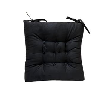 Imagem de ALMOFADA FUTÓN COMUM PARA ESPREGUIÇADEIRA 120X40 TECIDO SUEDE BANCO CADEIRA(PRETO 15)