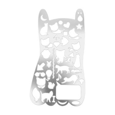 Imagem de Estêncis para planejadores – Material de diário vazado, régua de estêncil, para crianças, adolescentes, adultos, designers, desenhadores, artistas, estudantes, professores, amantes de artesanato