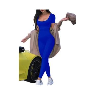 Imagem de Macacão Feminino Slim De Uma Peça Cor Sólida Moda Primavera Verão 2025