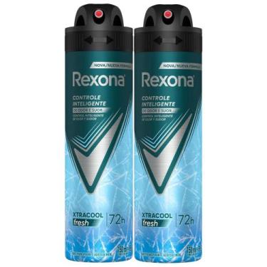 Imagem de Kit Desodorante Aerosol Rexona Xtracool 150ml - 2 unidades