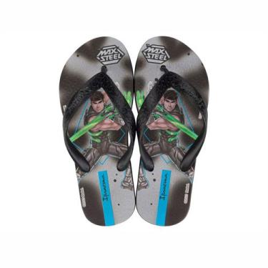 Imagem de Chinelo de Dedo Infantil Masculino Max Steel Ipanema Preto