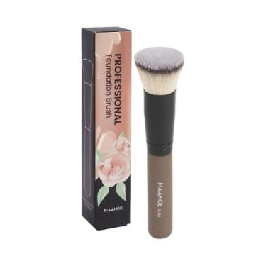 Imagem de Pincel De Maquiagem Para Base, Corretivo, Blush E Contorno, Macio E De