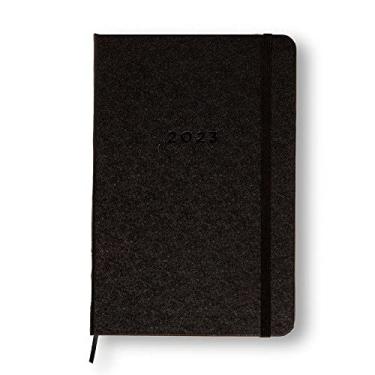 Imagem de Cicero Agenda Planner 2023 Clássica Diária 14x21 Preta, Modelo: 0128