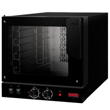 Imagem de Forno Turbo Elétrico 4 Esteiras SARO FT22 2500W com Interior de Inox Preto 220V
