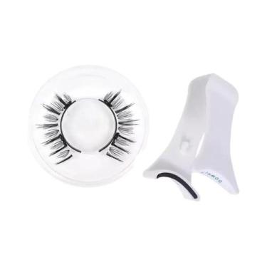 Imagem de Cílios Postiços Magnéticos 3D Naturais Reutilizáveis Feitos À Mão Com 