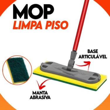 Imagem de Mop lava piso esfregão limpeza limpa azulejo multiuso porcelanato Cond