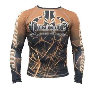 Imagem de Camisa Rash Guard - Manga Longa - Marrom - Dominium-Masculino