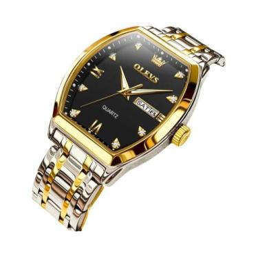 Imagem de Relógio De Quartzo Masculino À Prova d'Água Luminoso OLEVS 5528 Com Mo