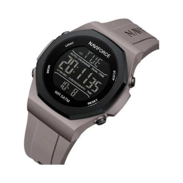 Imagem de Relógio Digital Esportivo Masculino NAVIFORCE Com Mostrador Grande, Lu