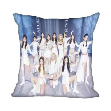 Imagem de Capa De Almofada De Poliéster LOONA KPOP 45x45cm Para Decoração De Qua