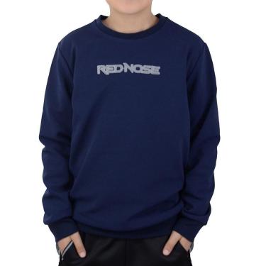 Imagem de Blusa Juvenil Masculina Red Nose Moletom Marinho - 9710073-Masculino